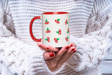 Load image into Gallery viewer, Coffee Beans pattern accent mug
