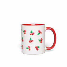 Load image into Gallery viewer, Coffee Beans pattern accent mug
