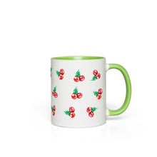 Load image into Gallery viewer, Coffee Beans pattern accent mug
