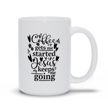 Load image into Gallery viewer, Coffee and Jesus Classic Mug
